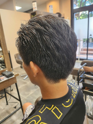 メンズカット/パーマ/グレイカラー/鎌取駅/韓国風/白髪染め