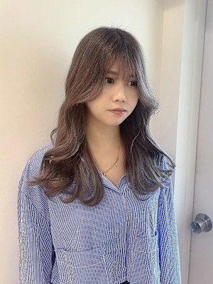 《 アッシュグレージュカラー 》