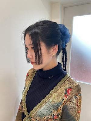 《姫カット》×《ナチュラルアレンジ》