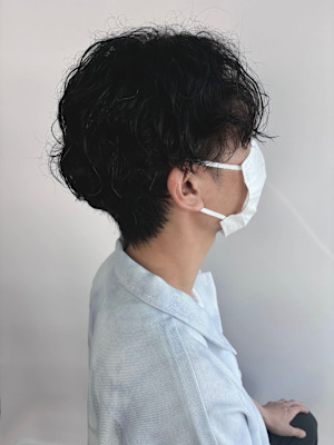 スパイラルパーマ×天然パーマ