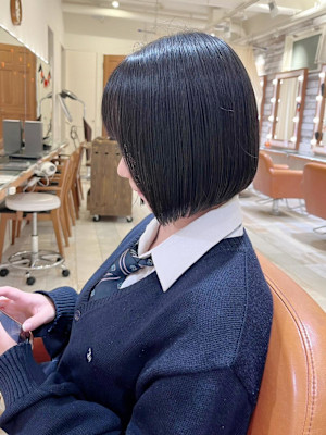 【Ｎｅｏｌｉｖｅｋｕｔａ町田店】切りっぱなしボブ