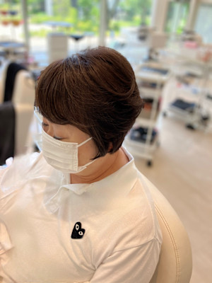 大人可愛いグラデーションボブ