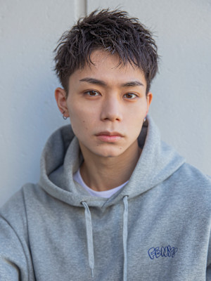 【小久保style】韓国マッシュニュアンスパーマグレーベージ