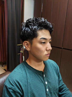 2ブロックアクティブパーマ