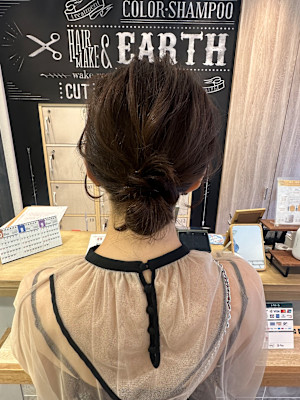 三軒茶屋_レディース_ヘアアレンジ_ヘアセット_大人_小顔