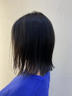 切りっぱなしボブ