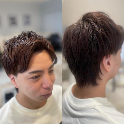 【メンズカット　イルミナカラー】