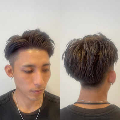 【メンズカット　イルミナカラー】