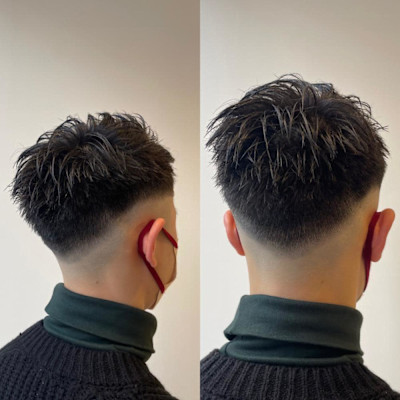 【メンズ　フェードカット】