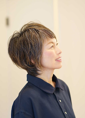 【えがお美容室 奈良店】50代の方◎グレイヘア似合わせカラー