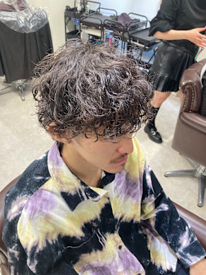 メンズスパイラルパーマ