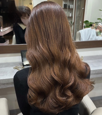 くるくる乾かすだけ！韓国コテ巻き風パーマ！