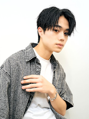 メンズ/センターパート/無造作センターパート