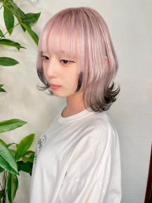 ピンクとエンドカラー【飯田淳平】Re:ta Hair