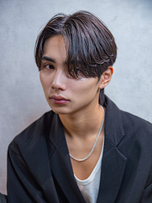 【小久保style】韓国マッシュニュアンスパーマグレーカラー