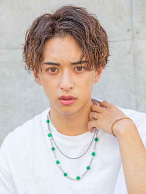 【小久保style】韓国マッシュニュアンスパーマグレーカラー