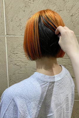 オレンジ/ブラック