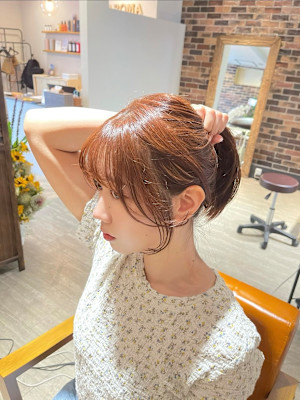 盛れる顔周り♪前髪カット