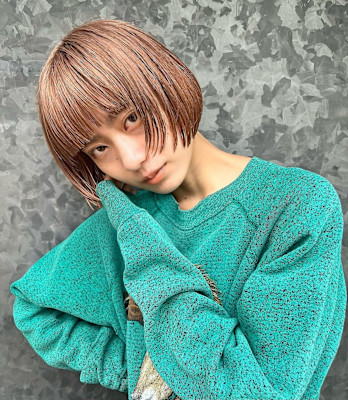 ショート/ボブ/髪質改善/インナーカラー/ケアブリーチ/