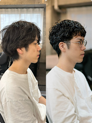 オン眉メンズパーマ◎三軒茶屋 RYUKI メンズカット
