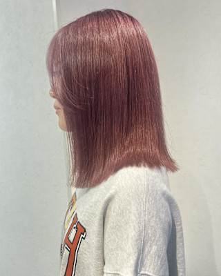 淡めピンクベージュカラー♪