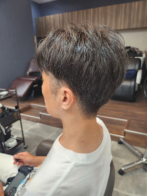 メンズカット/パーマ/グレイカラー/鎌取駅/韓国風/白髪染め