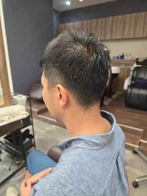 メンズカット/パーマ/グレイカラー/鎌取駅/韓国風/白髪染め