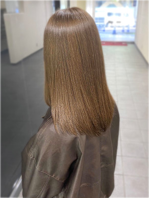 【SOLVER 南】明るめくすみベージュ/ブリーチなしカラー