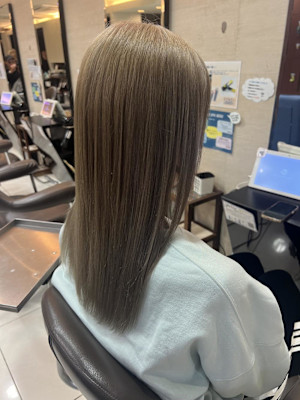 透明感抜群♪ダブルカラーミルクティーベージュ池袋