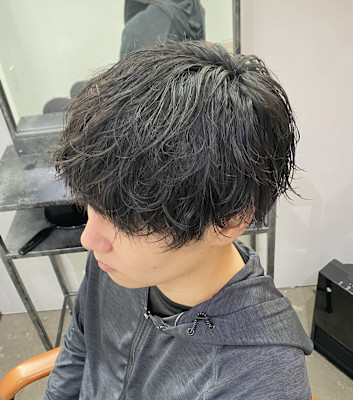 【SOLVER 南】ナチュラルスパイラルパーマ