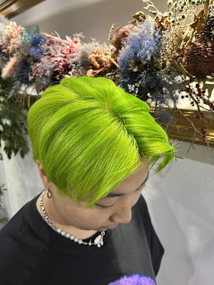 切りっぱなしボブ エアリーロング 美髪ピンクブラウン