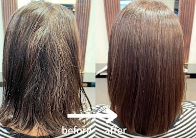 【-10歳のツヤに】毛先まで柔らかく手触りバツグン縮毛矯正赤