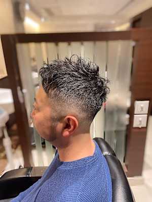 くせ毛ショート/フェード/ツーブロック刈り上げ