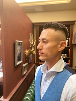 MEN'Sスキンフェードカットメンズカット　銀座/メンズ/