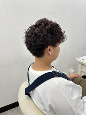 大人かわいい/プードルパーマ