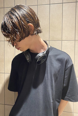 メンズボブ/コンパクトボブ/ニュアンスボブ/men's