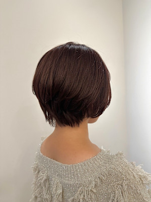 池袋 イルミナカラー ショートヘア つや髪♪