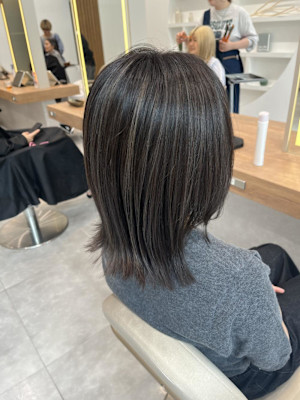 秋っぽくおしゃれに！ハイライトカラー