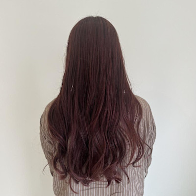 ブリーチなしレッドカラー