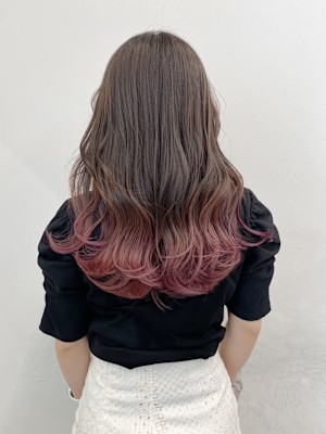 グラデーションピンク