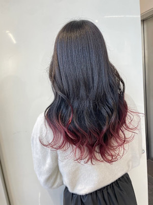 ピンクグラデーション