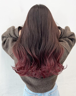 ピンクグラデーション