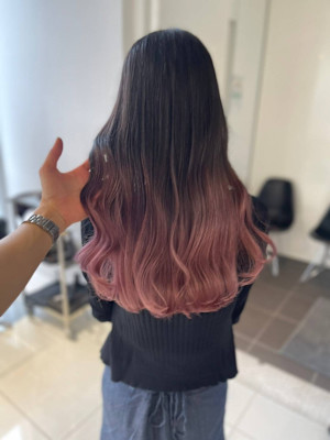 ピンクグラデーション