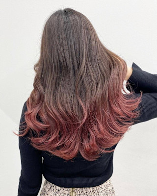 ピンクグラデーション