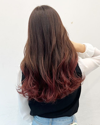 ピンクグラデーション