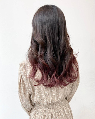 ピンクグラデーション