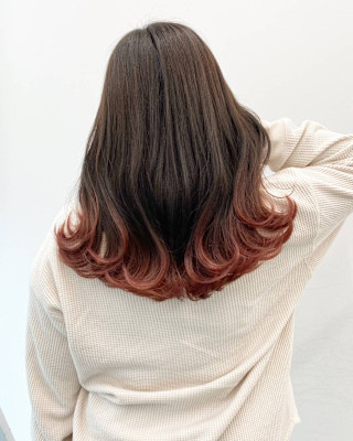 ピンクグラデーション