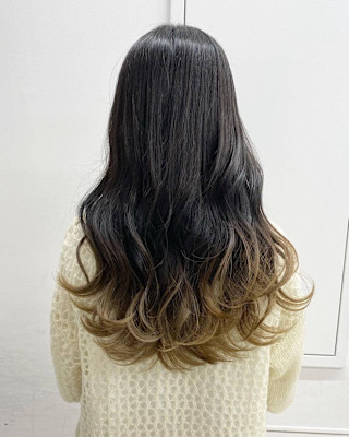 イエローベージュグラデーション