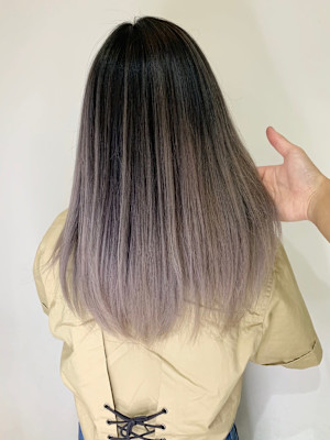 透明感アッシュバレイアージュ