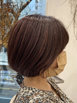 秋色バーガンディカラー